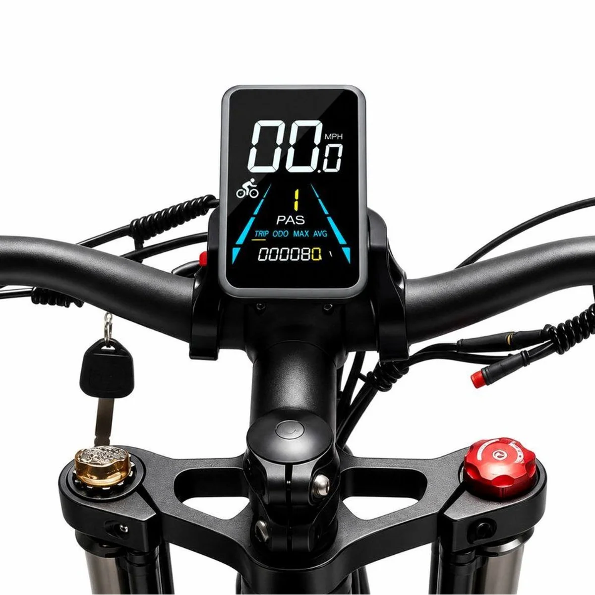 PixelPilot E-Bike Fatbike 26 Zoll, 52V 20Ah, Shimano 7-Gang, hydraulische Bremsen 4