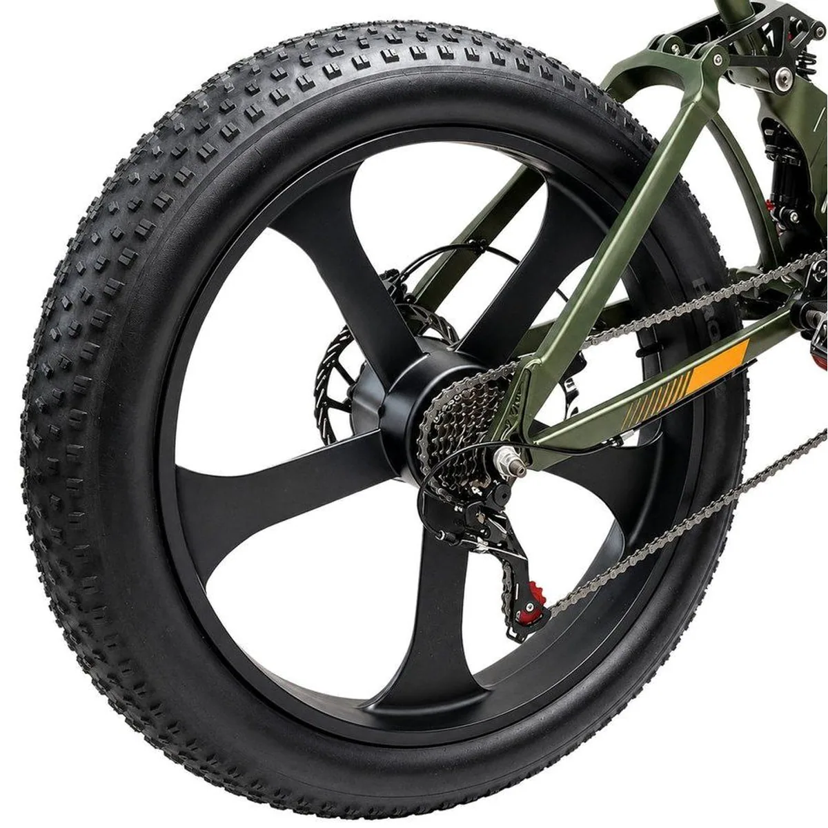 PixelPilot E-Bike Fatbike 26 Zoll, 52V 20Ah, Shimano 7-Gang, hydraulische Bremsen 5