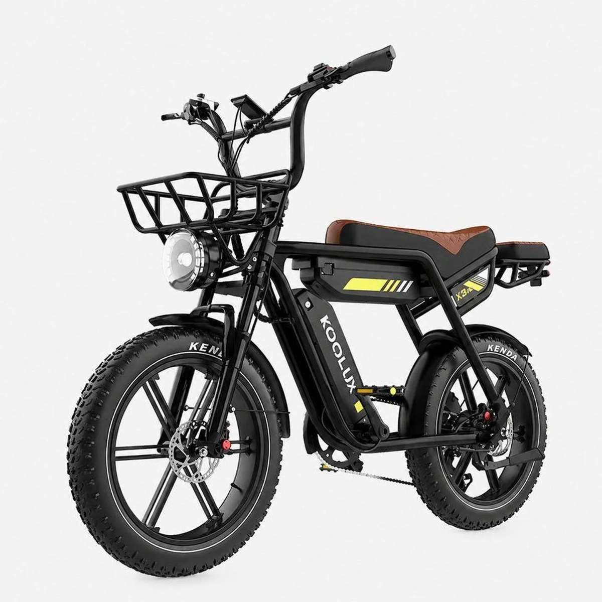 PixelPilot X9 Pro E-Bike, 48V Doppelakku, 20 Zoll Fatbike, IP54-Schutz