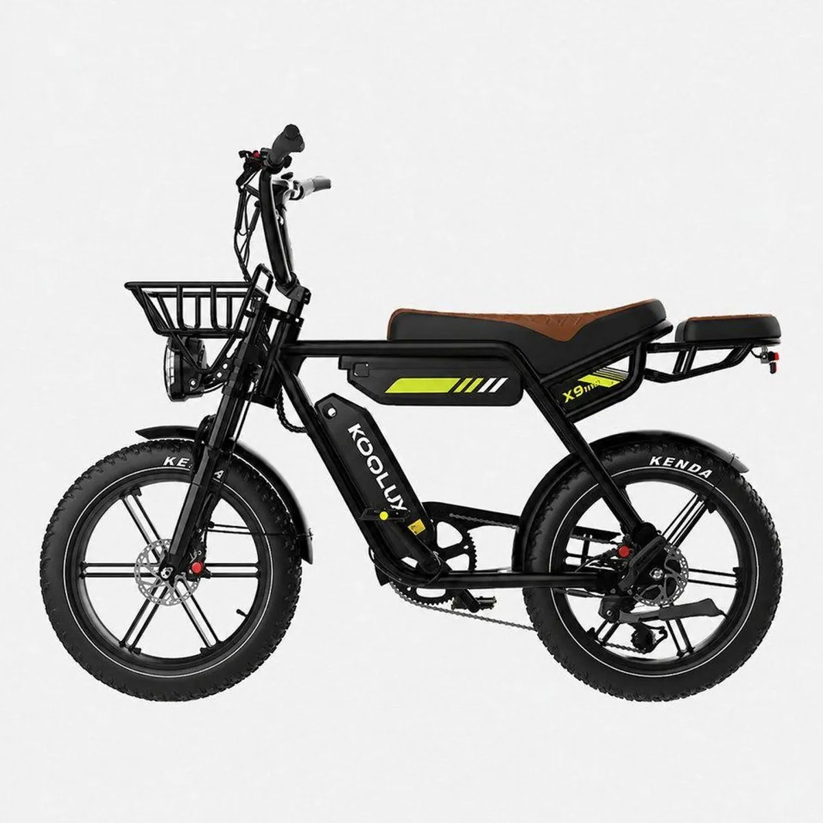 PixelPilot X9 Pro E-Bike, 48V Doppelakku, 20 Zoll Fatbike, IP54-Schutz 2