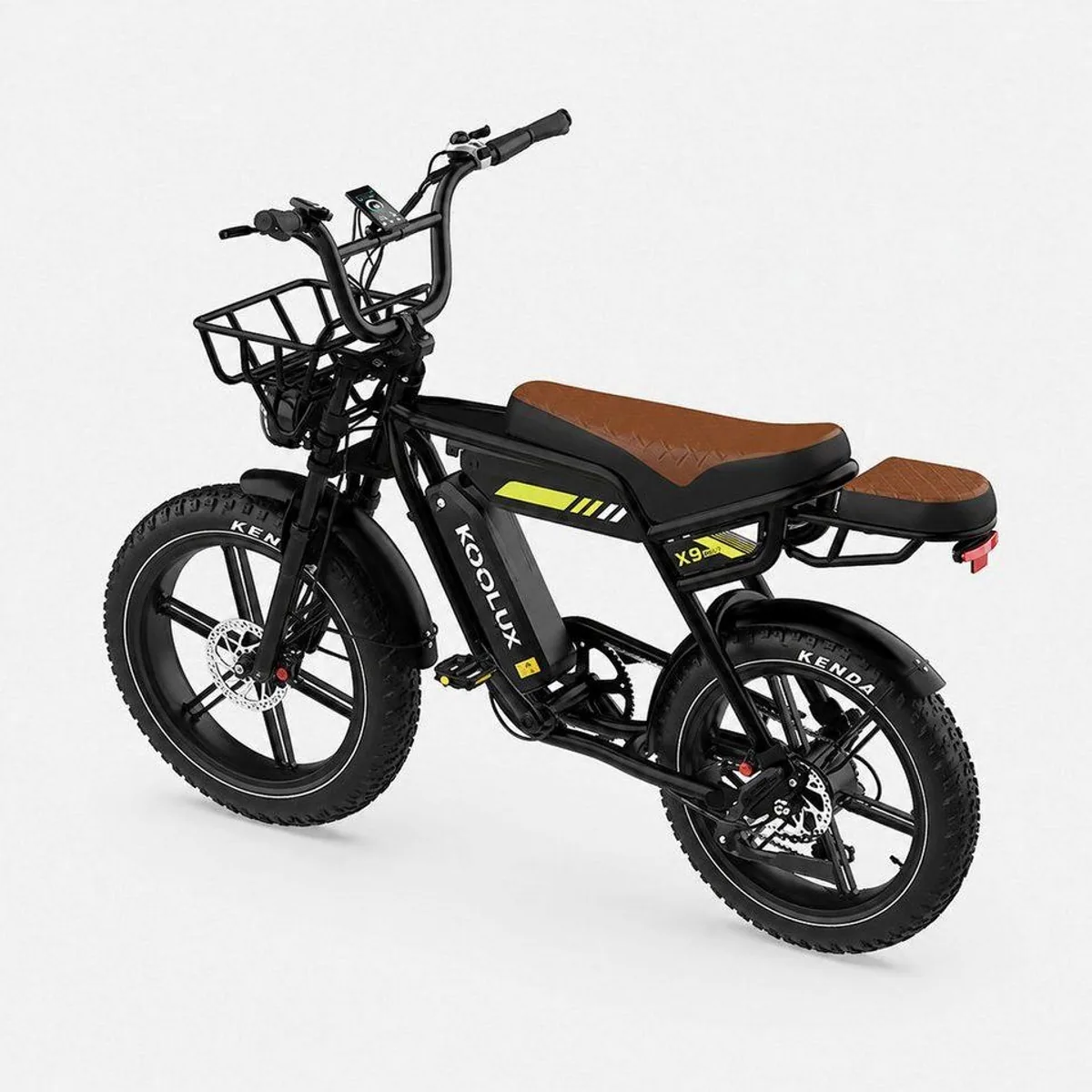 PixelPilot X9 Pro E-Bike, 48V Doppelakku, 20 Zoll Fatbike, IP54-Schutz 3
