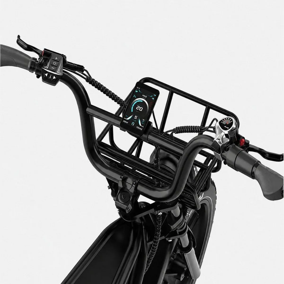 PixelPilot X9 Pro E-Bike, 48V Doppelakku, 20 Zoll Fatbike, IP54-Schutz 5