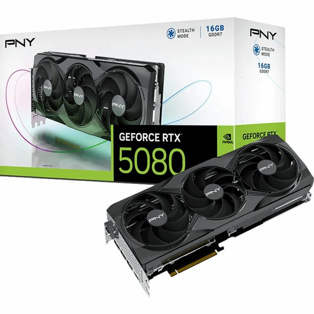 PNY GeForce RTX 5080, 16 GB GDDR7, DLSS 5 & Ray Tracing