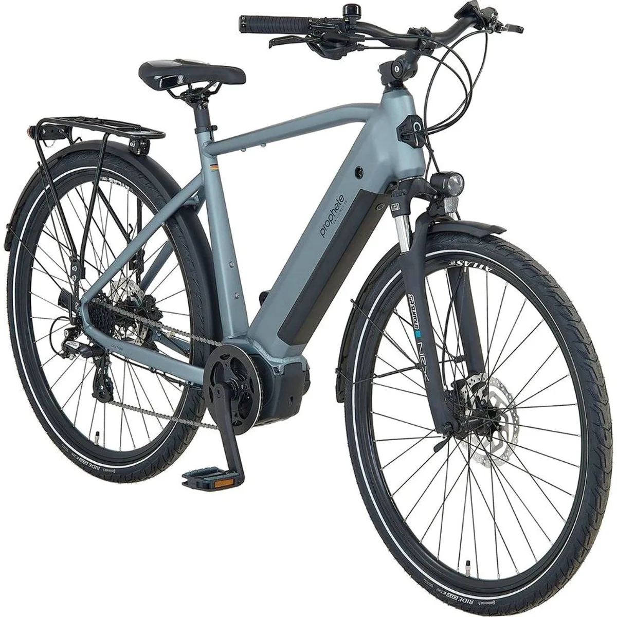 Prophete Entdecker 3.8 E-Bike, 250 W Mittelmotor, 540 Wh Akku, 8-Gang Shimano 2