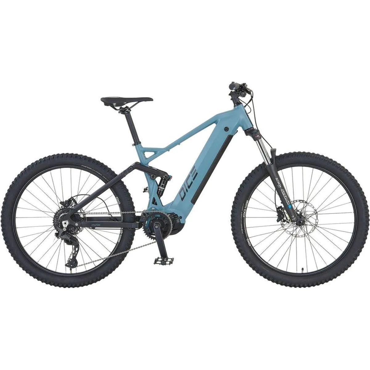 Prophete Dice 4.0 E-Mountainbike, 10-Gang Shimano Cues, 480 Wh Akku, Mittelmotor