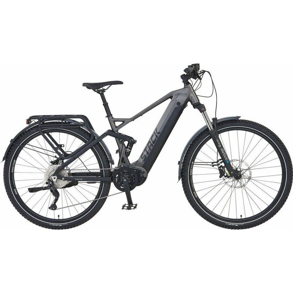 Prophete Stack 5.8 E-Bike, 48V Mittelmotor, 10-Gang Shimano Deore, 720 Wh Akku