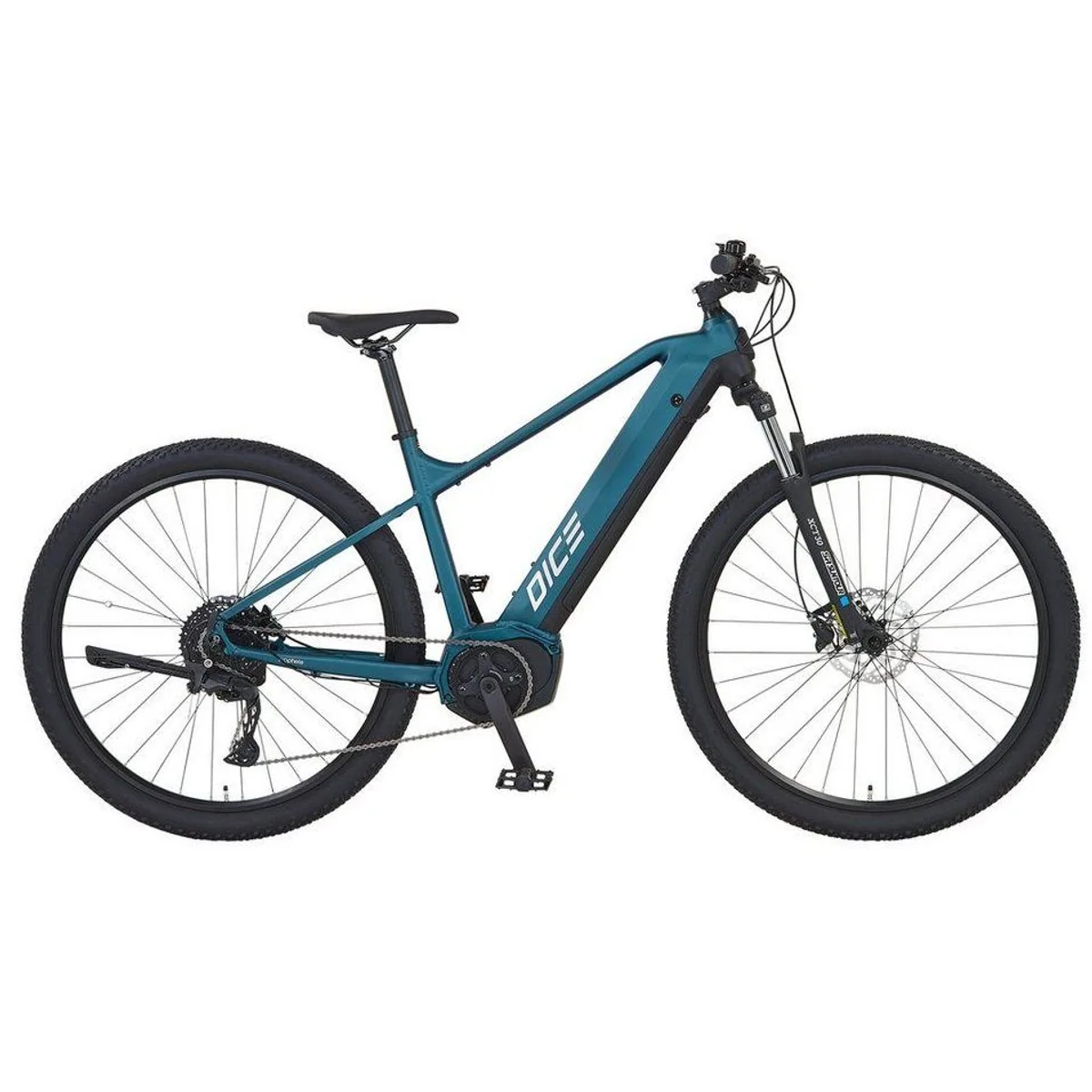 Prophete Dice 3.8 E-MTB, 10-Gang Shimano Cues, 540 Wh Akku — für Stadt und Gelände