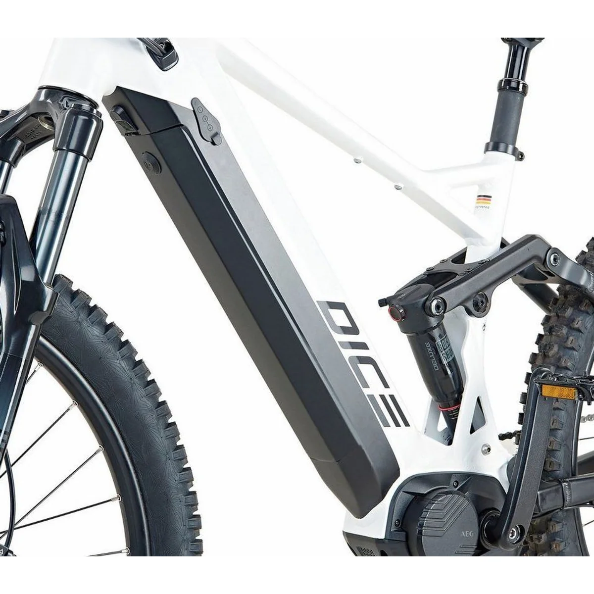 Prophete Dice 5.0 E-Bike MTB, 720 Wh Akku, 12-Gang Shimano Deore, Mittelmotor 4