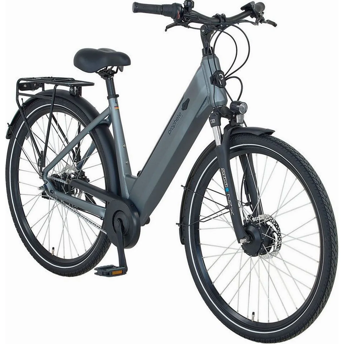 Prophete Geniesser 2.8 E-Bike, 250 W Frontmotor, 7-Gang Nabenschaltung — bis 100 km Reichweite 2