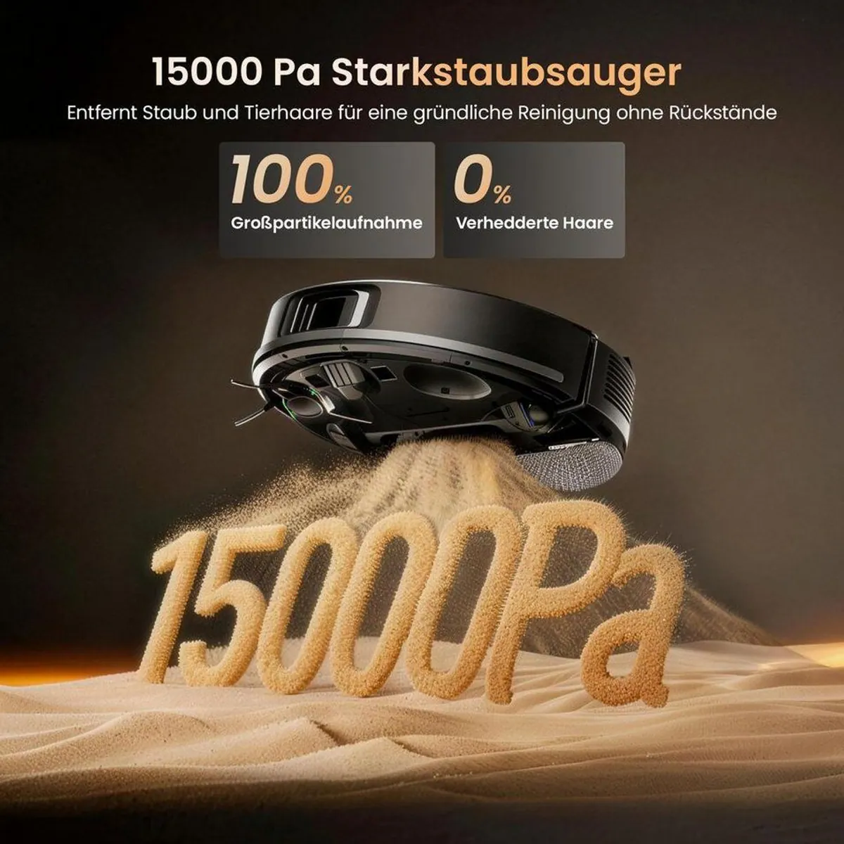 Proscenic Q20 Plus Saugroboter, 4-in-1 Reinigung, KI-Hinderniserkennung, Ultra-leise 2