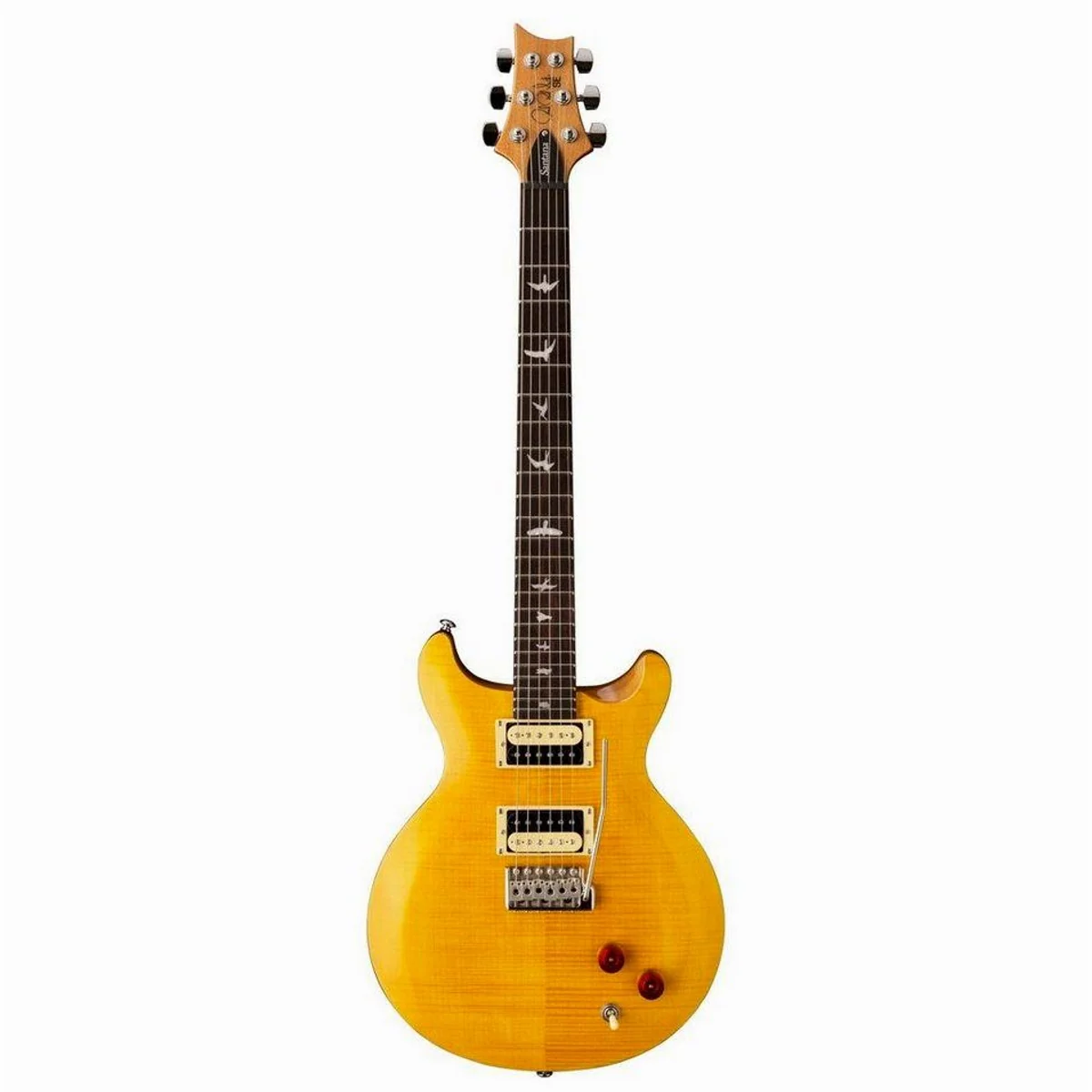 PRS SE Santana E-Gitarre, Wide Fat Hals, Santana Yellow Finish