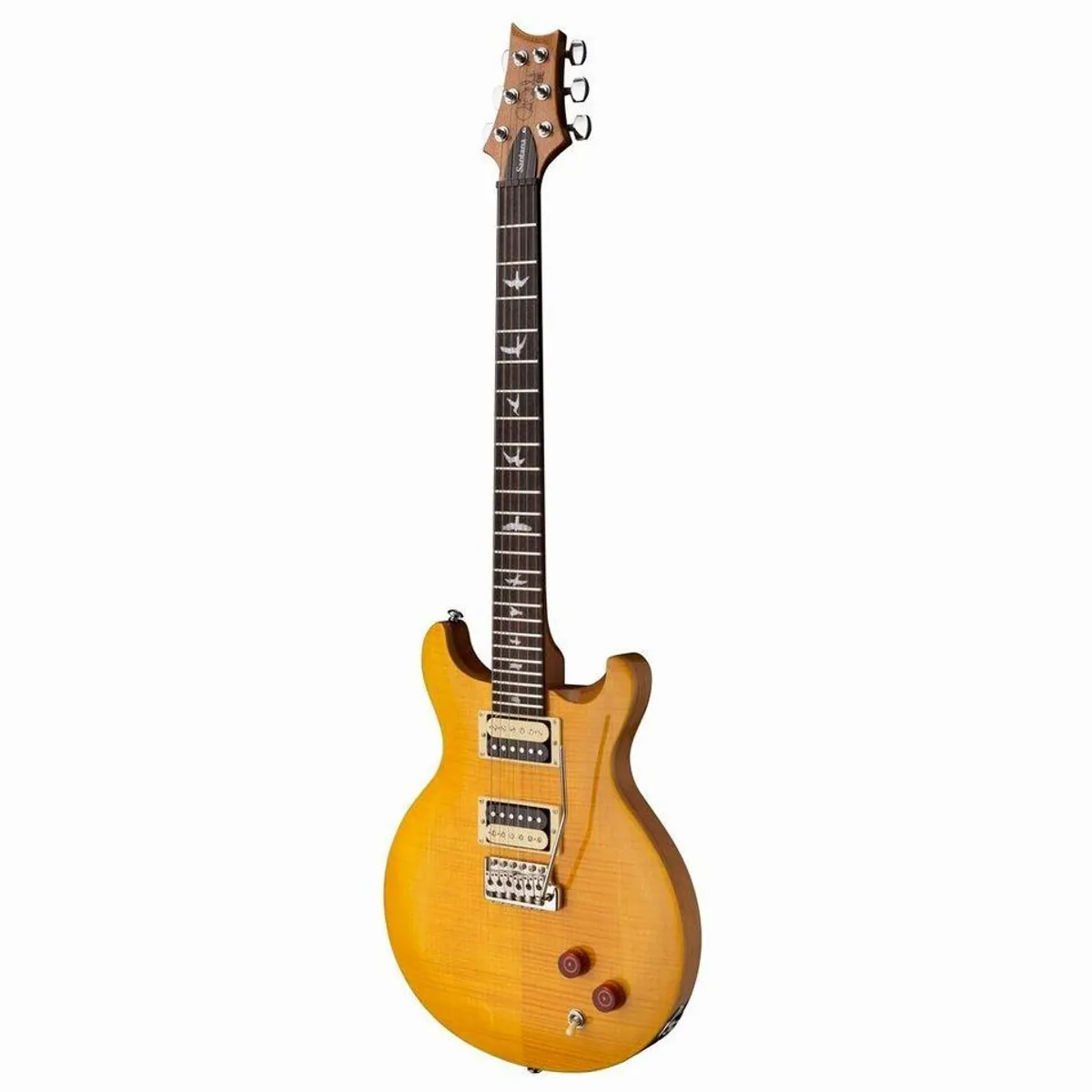 PRS SE Santana E-Gitarre, Wide Fat Hals, Santana Yellow Finish 3