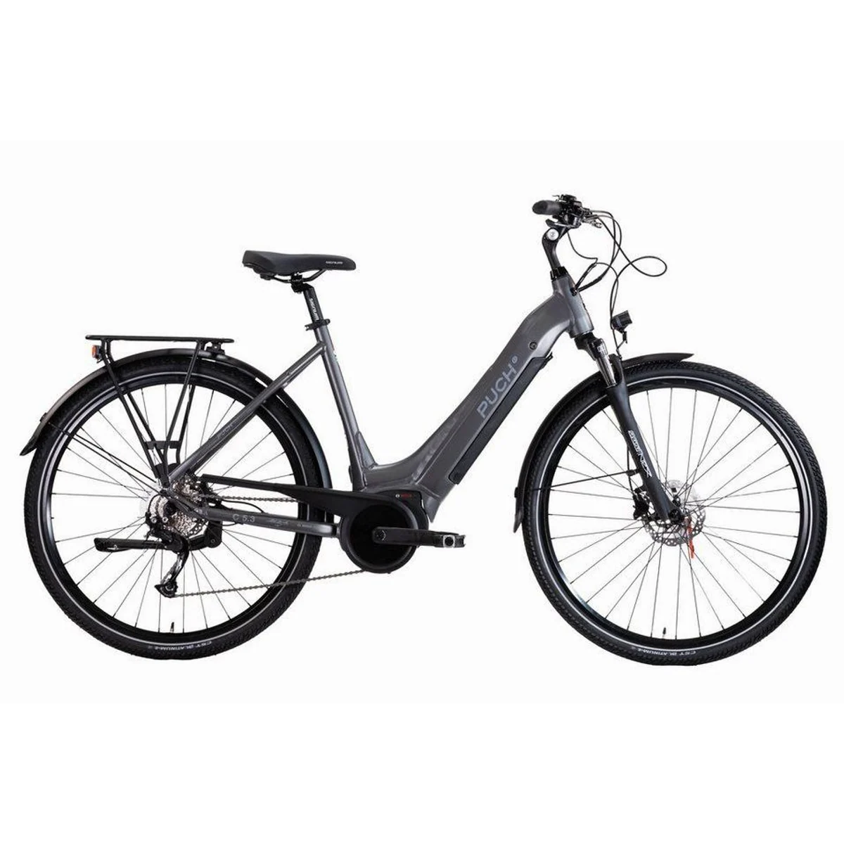 PUCH C5.3 E-Bike Trekkingrad, Bosch Performance Motor, 500 Wh Akku, 9-Gänge