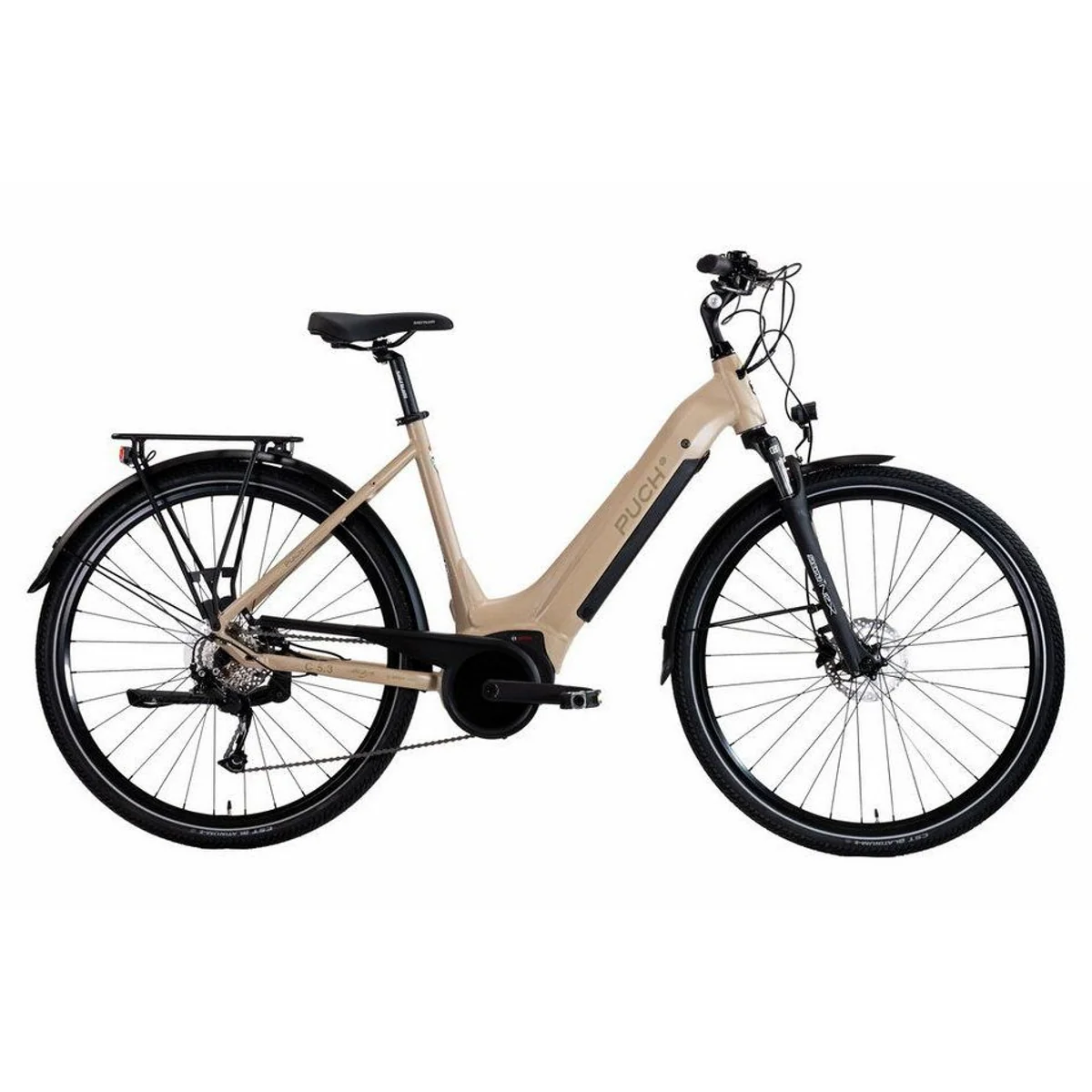 PUCH C5.3 E-Bike Trekkingrad, Bosch Performance Line, 500 Wh Akku — kraftvoll, komfortabel, elegant