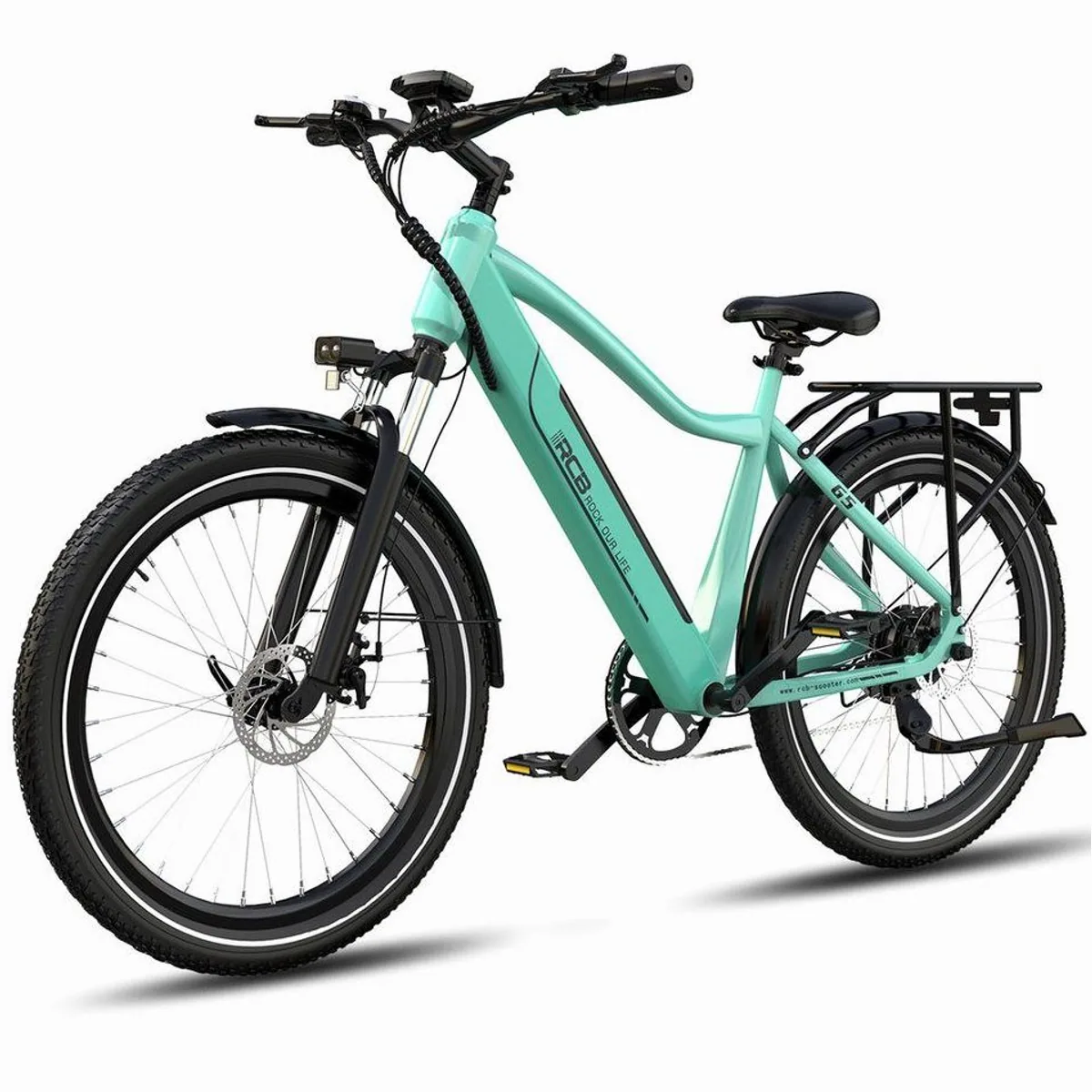 RCB E-Bike Pedelec G5, kraftvoller Motor, 7-Gang-Schaltung, APP & NFC