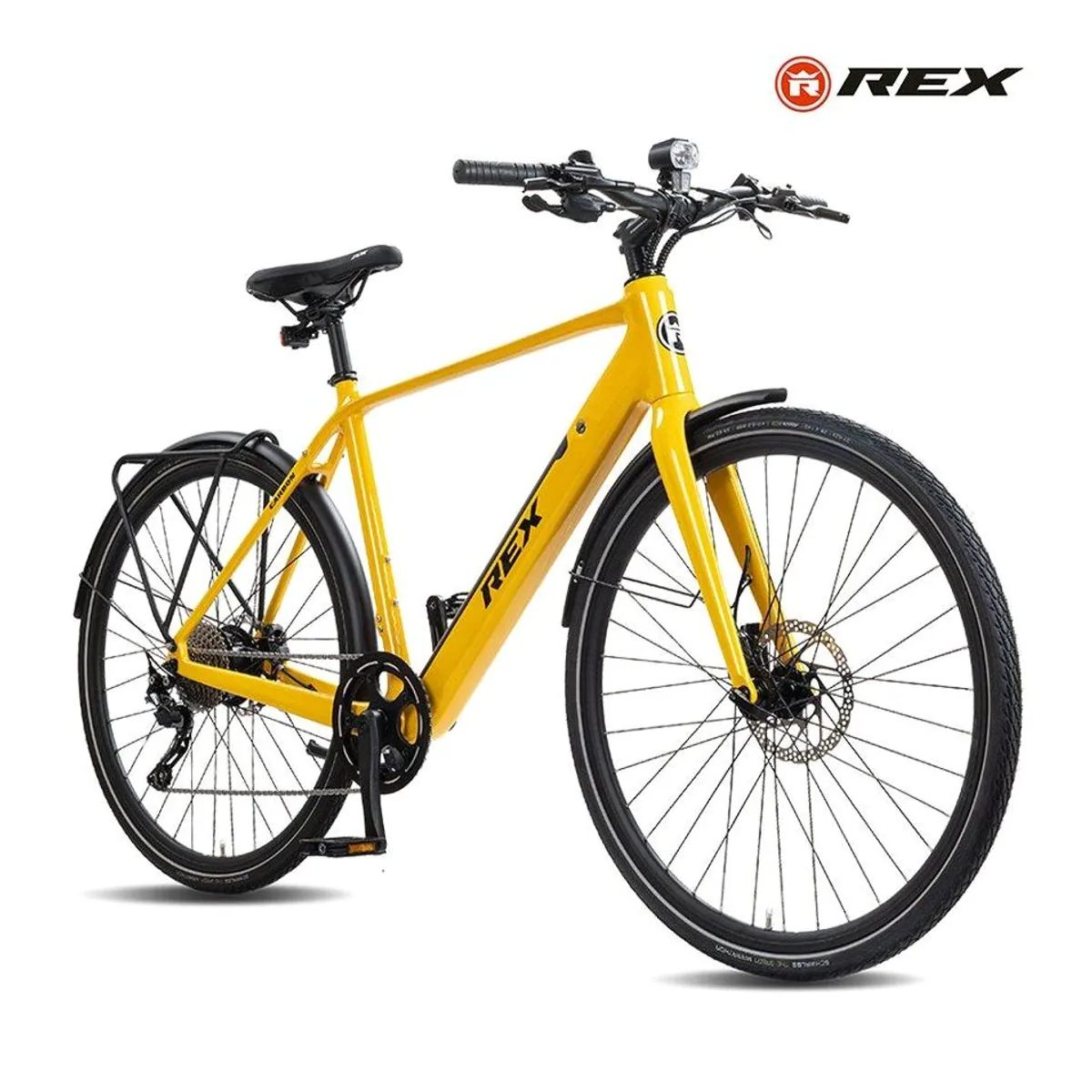 REX E-Trekkingrad, 17 kg Carbonrahmen, 10-Gang Shimano, bis 120 km Reichweite 2