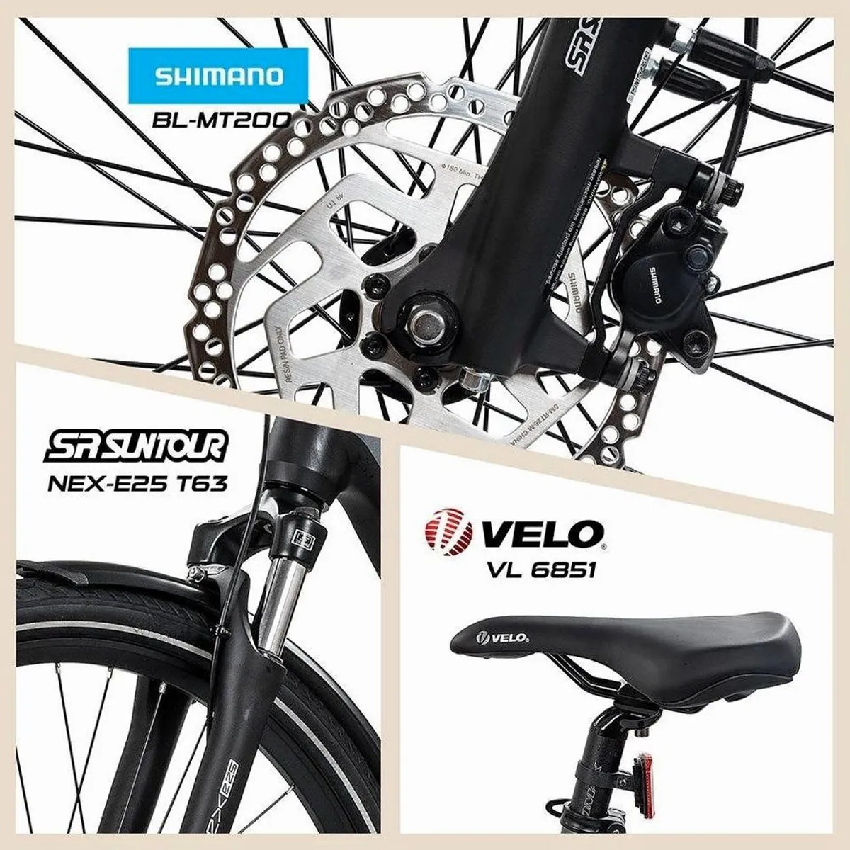 REX Commuter+ E-Bike, 28 Zoll, 7-Gang Nexus, Mittelmotor, 468 Wh 3