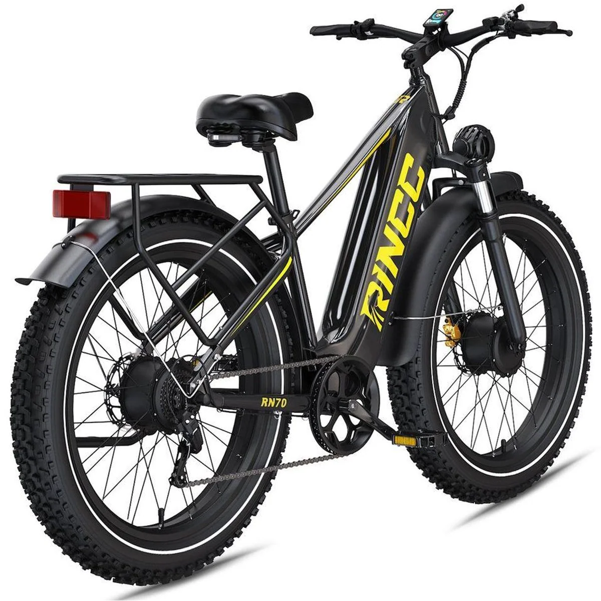 Rincc RN70 E-Bike, Dual-Motor 130 Nm, 120 km Reichweite, hydraulische Bremsen