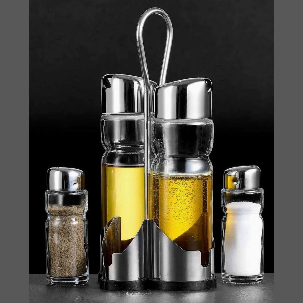 Ritzenhoff Menage-Set Basic, 18-teiliges Set für Gewürze — praktisch, elegant, spülmaschinengeeignet 4
