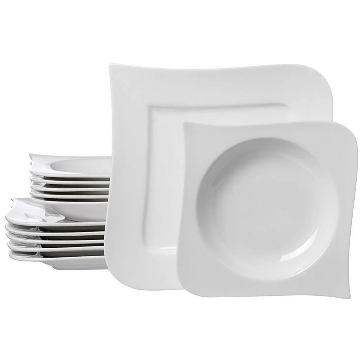 Ritzenhoff Melodie Tafelservice, elegantes Design, 12-teilig für 6 Personen