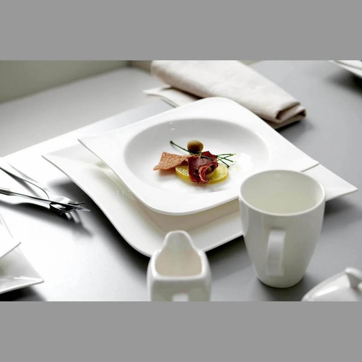 Ritzenhoff Melodie Tafelservice, elegantes Design, 12-teilig für 6 Personen 3