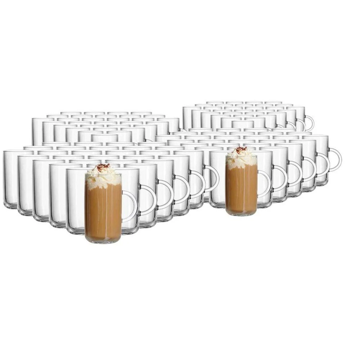 Ritzenhoff Marco Latte Macchiato Glas, 270 ml, 120-tlg. Set — elegant, hitzebeständig, spülmaschinenfest
