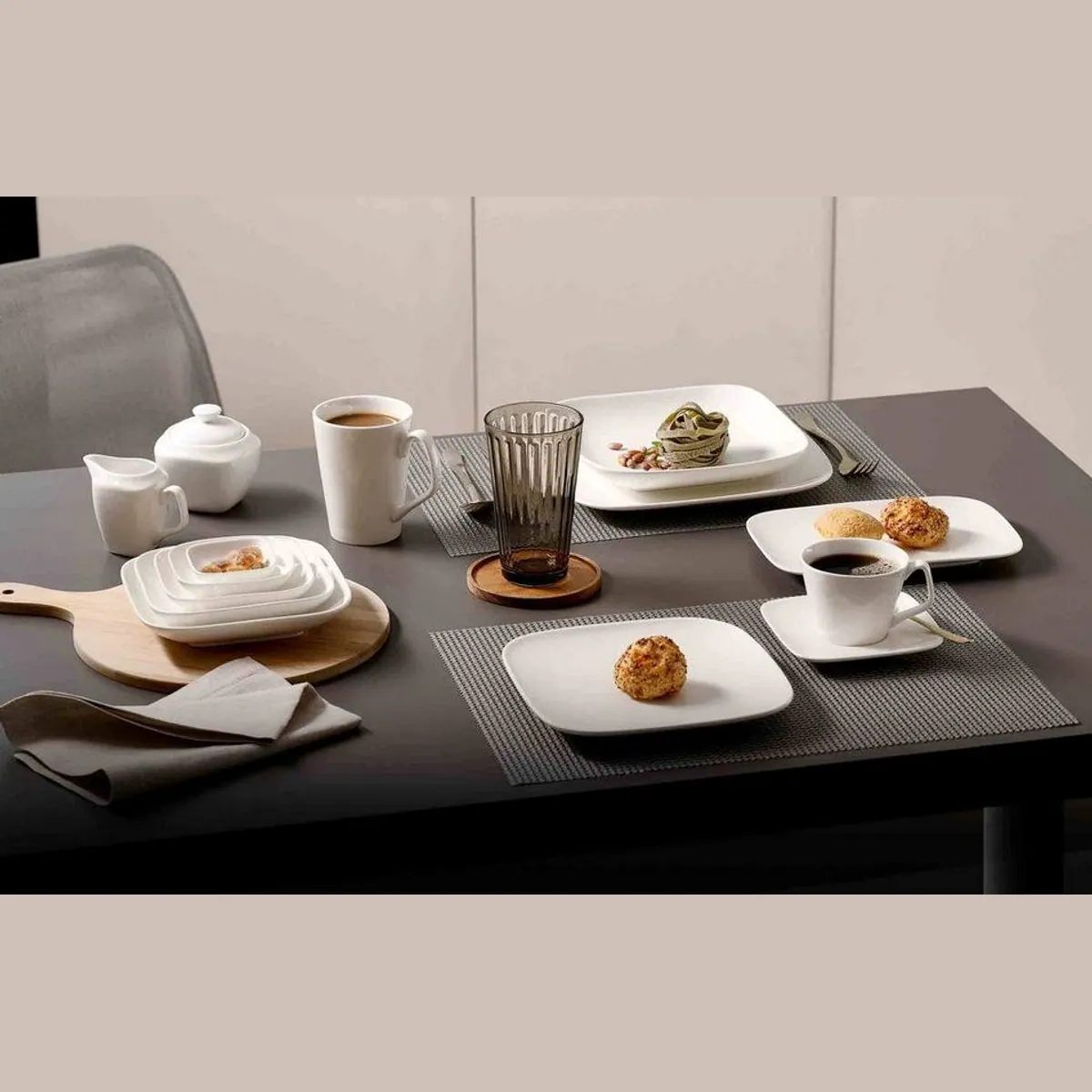 Ritzenhoff Arena Tafelservice 12-tlg., für 6 Personen, elegantes Porzellan 5