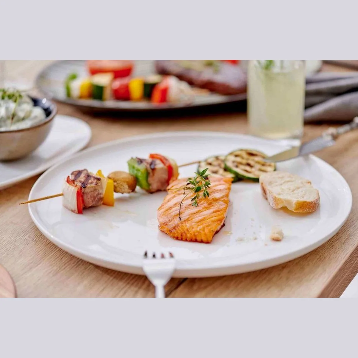 Ritzenhoff Skagen Kombiservice, 16-teilig, Porzellan — schlichtes Design, spülmaschinenfest, für 4 Personen 5