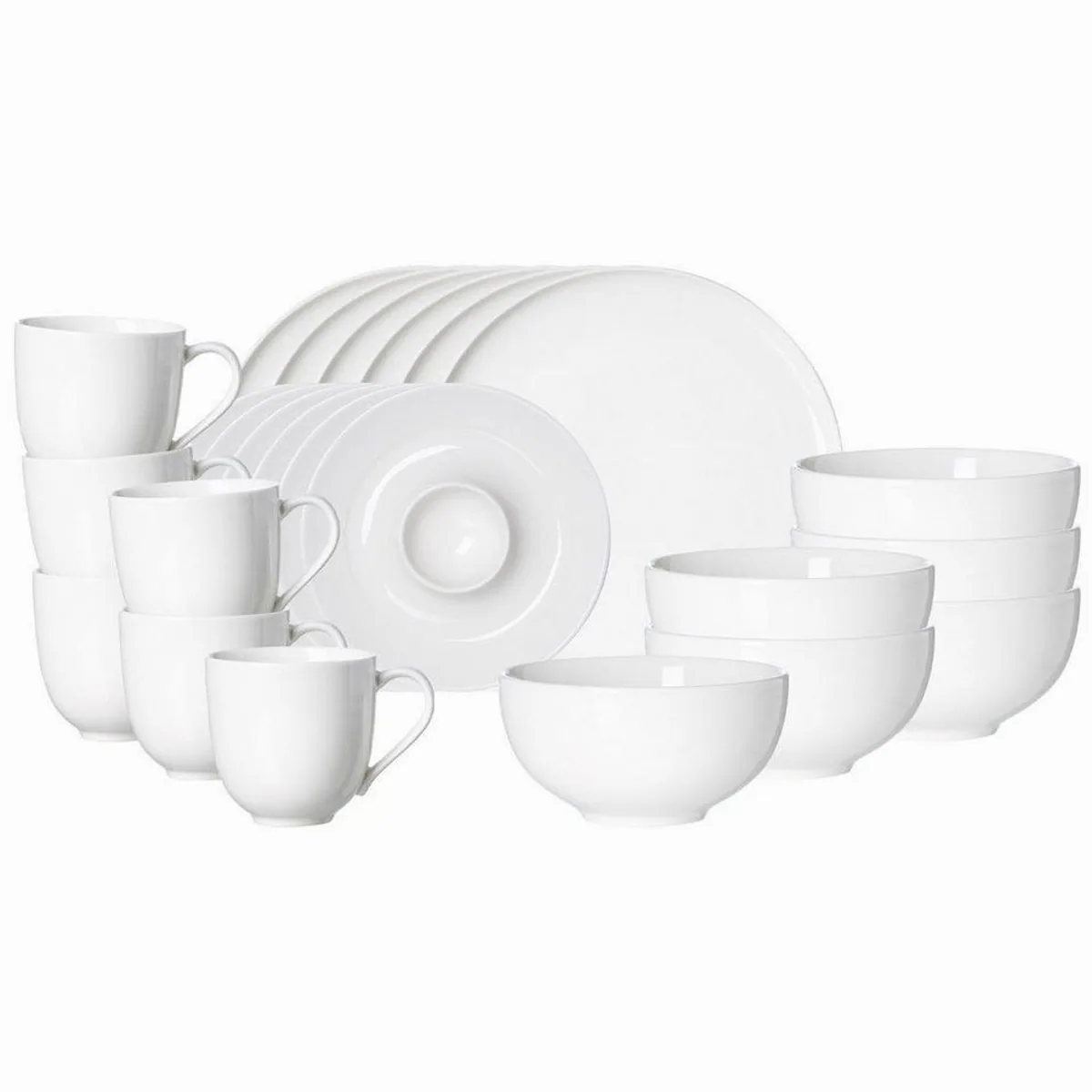 Ritzenhoff Skagen Frühstücksset 24-tlg., für 6 Personen, spülmaschinenfest