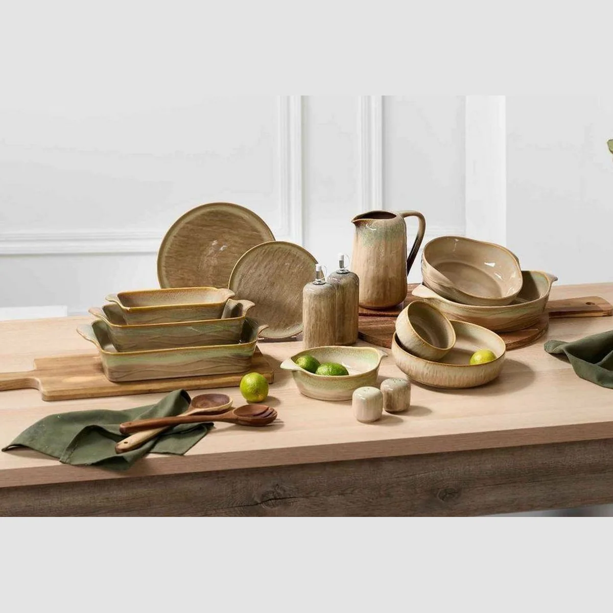 Ritzenhoff Tortosa Teller-Set, 18-teilig, einzigartiges Steingut-Design 3