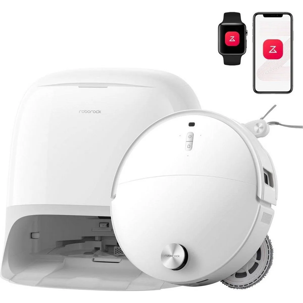 Roborock Qrevo Curv 2 Pro, 25000 Pa Saugkraft, 100°C Heißwasser-Mopp, Dual Anti-Tangle-System