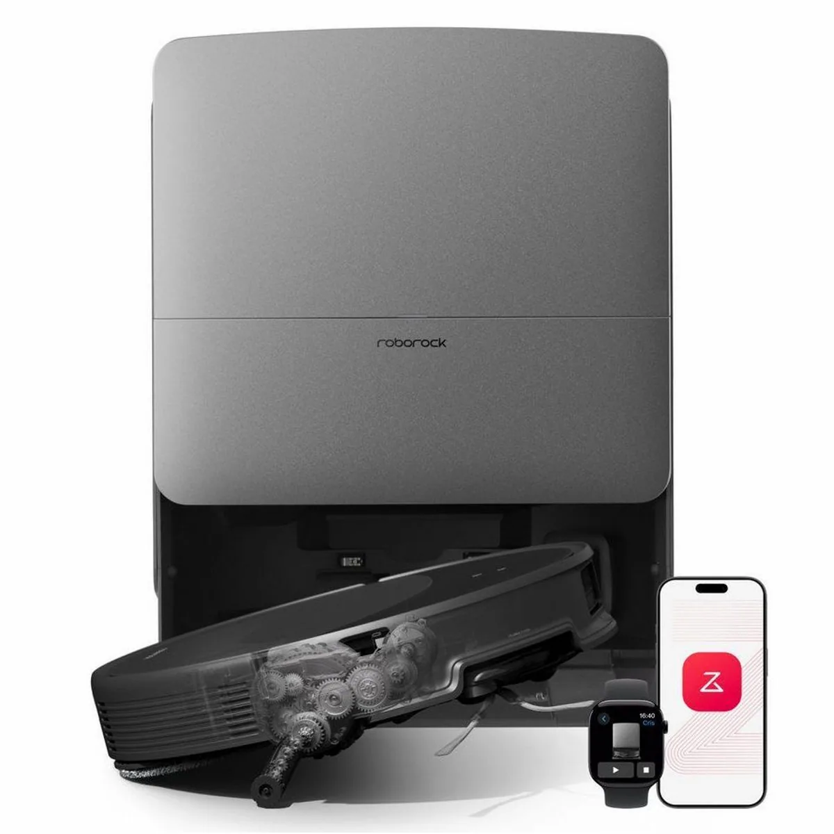Roborock Saros 20 Saugroboter, 36.000 Pa Saugkraft, AdaptiLift Chassis 3.0, ultra-schlank
