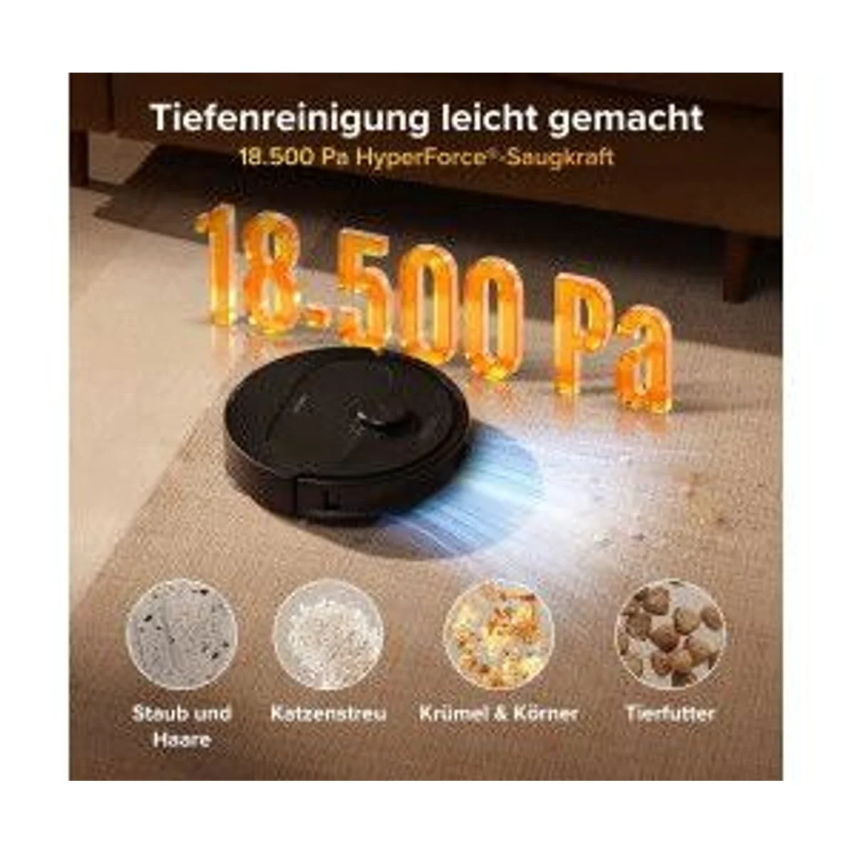 Roborock Qrevo S Pro, leistungsstarker Saugroboter mit intelligenter Navigation und hoher Saugleistung 3