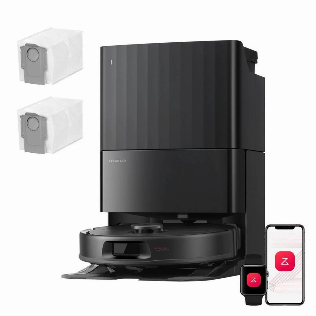 Roborock S Pro Saugroboter, 18.500 Pa Saugkraft, intelligente Wischfunktion, Anti-Tangle-System