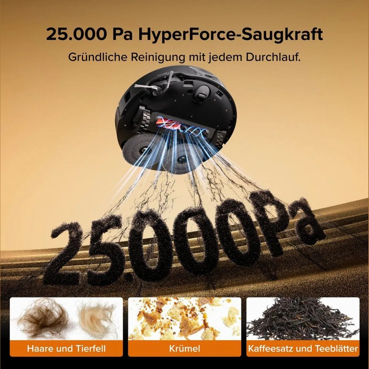 Roborock Qrevo Edge 2, 25.000 Pa Saugleistung, FlexiArm-Technologie, verbesserte Wischfunktion 2