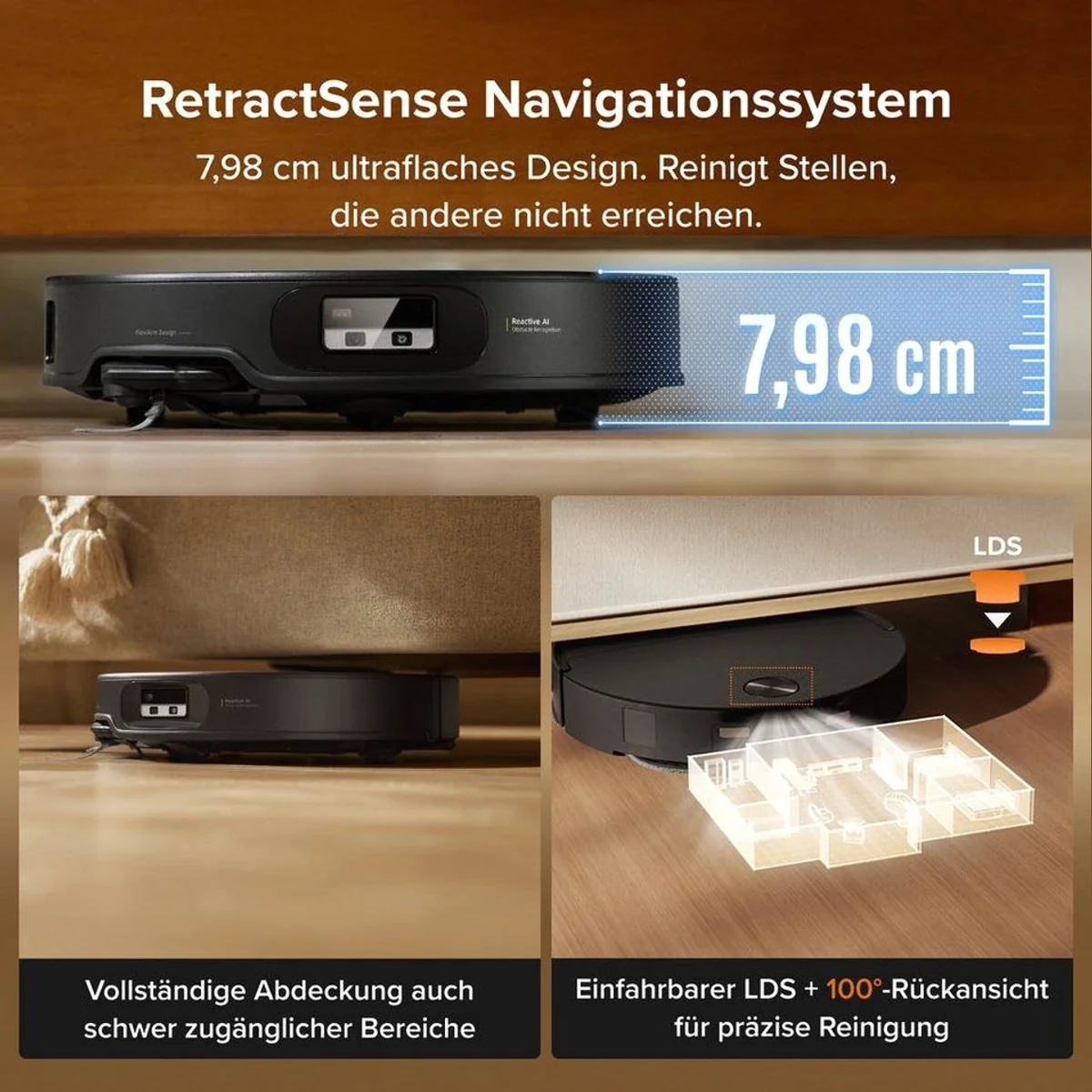 Roborock Qrevo Edge 2, 25.000 Pa Saugleistung, FlexiArm-Technologie, verbesserte Wischfunktion 3