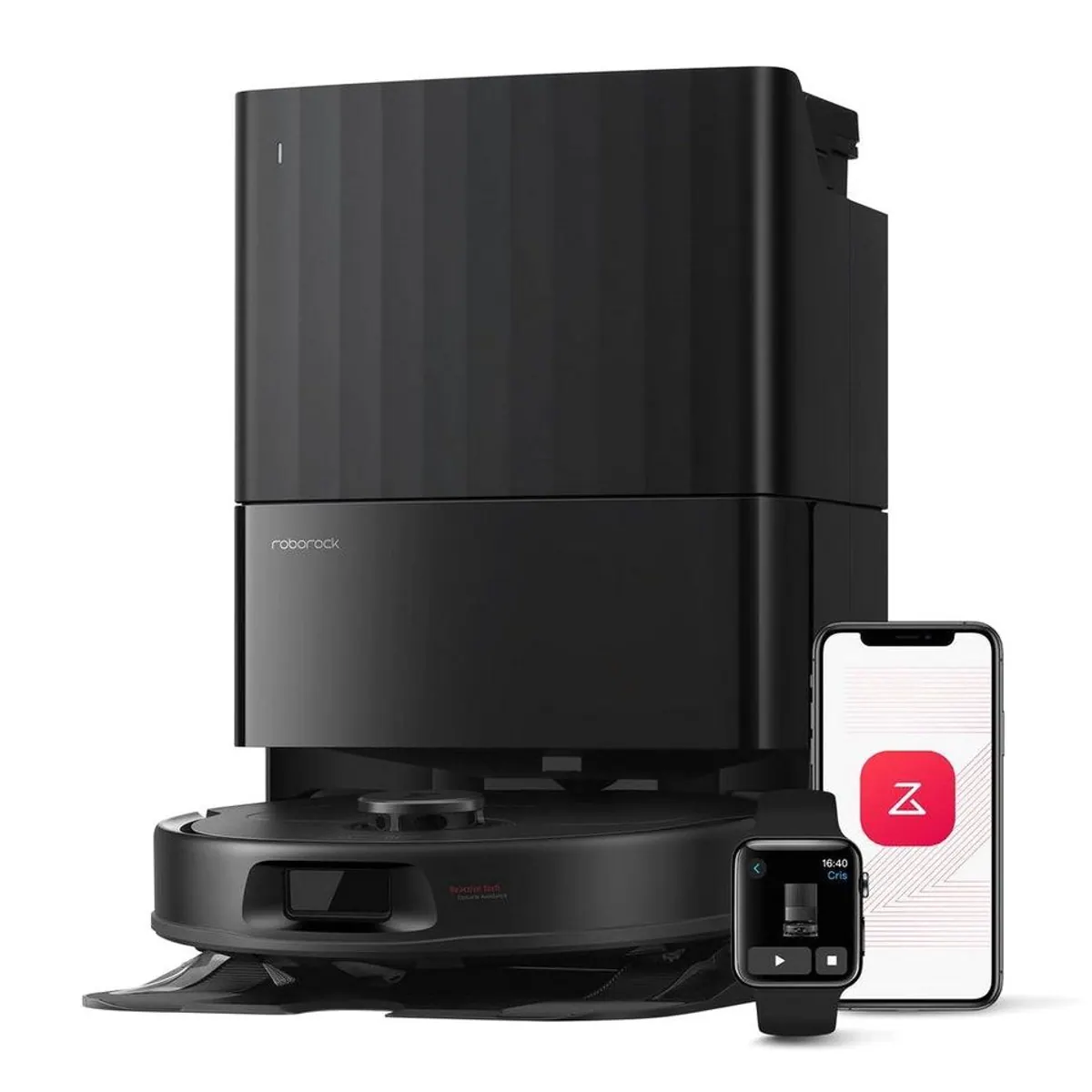 Roborock Saugroboter QV 35A, 8000 Pa Saugkraft, Wischfunktion, LiDAR-Navigation