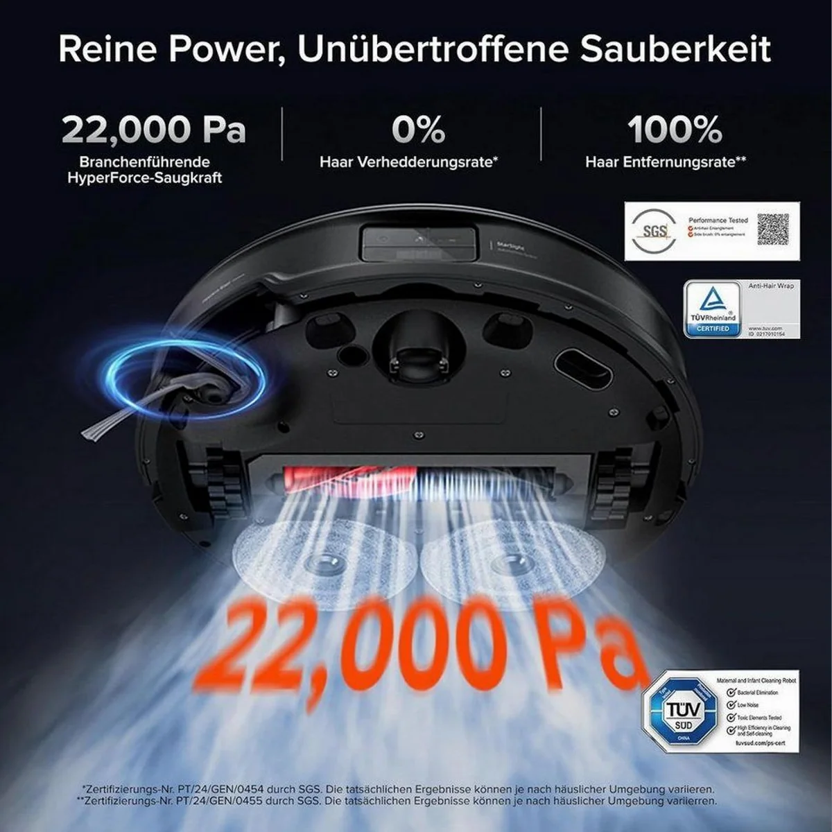 Roborock Saros 10R Saugroboter, 22000 Pa Saugleistung, ultra-slim Design, intelligente Navigation 3