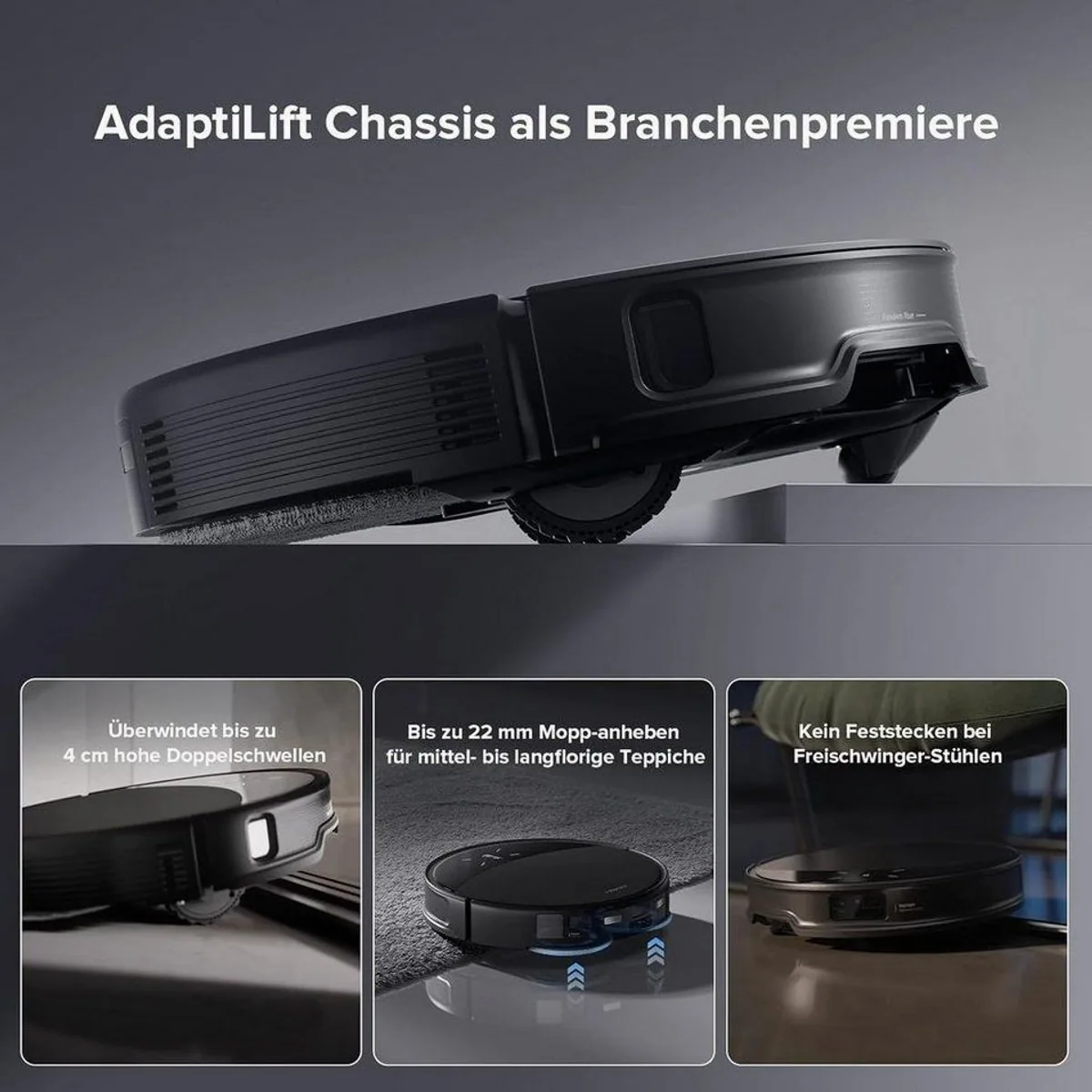Roborock Saros 10R Saugroboter, 22000 Pa Saugleistung, ultra-slim Design, intelligente Navigation 4