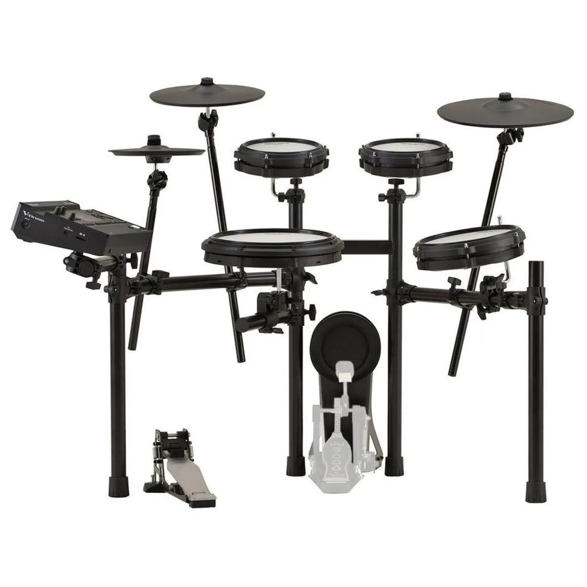Roland E-Drum TD313, kompaktes Kit, vielseitige Soundbibliothek, modernes V31 Modul