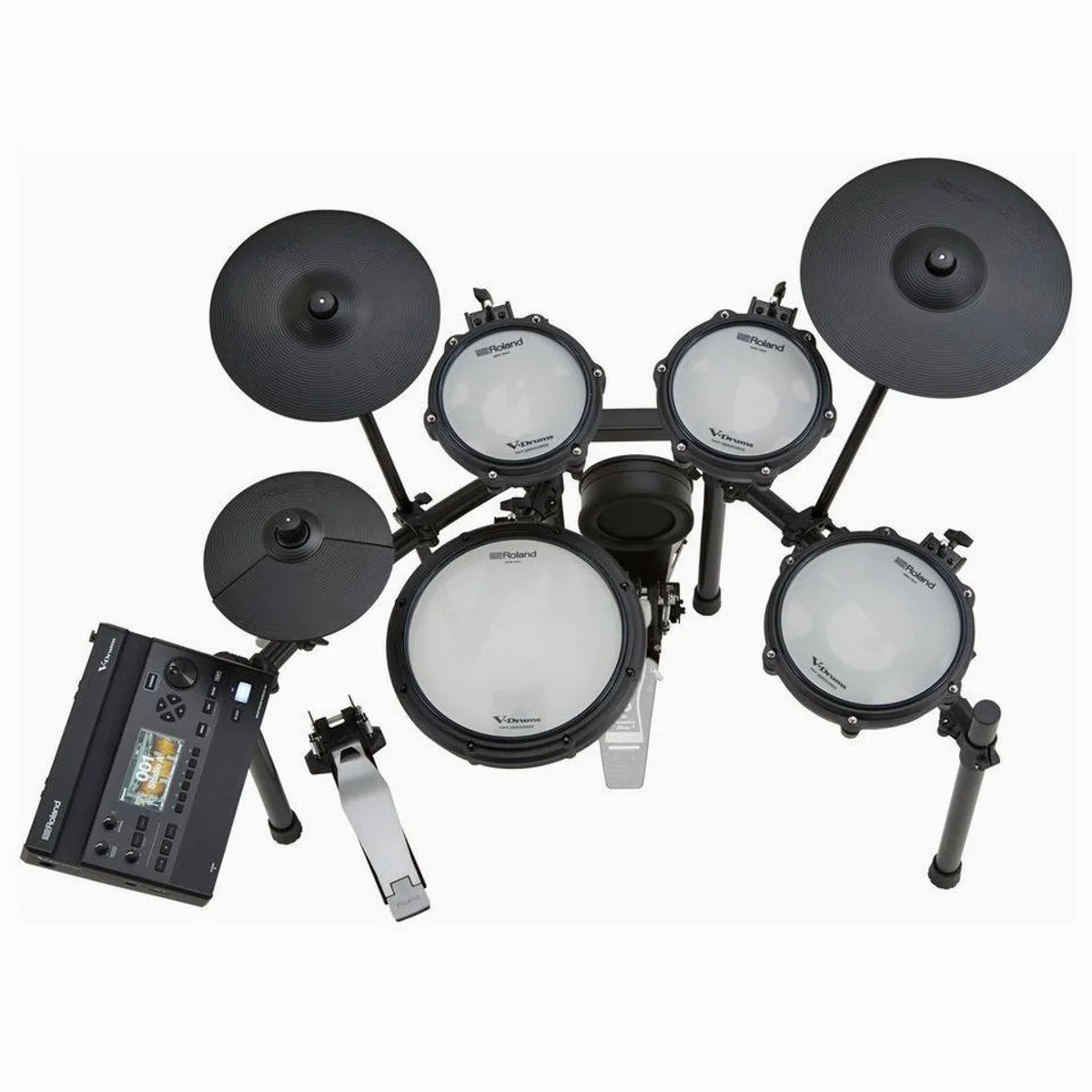 Roland E-Drum TD313, kompaktes Kit, vielseitige Soundbibliothek, modernes V31 Modul 4