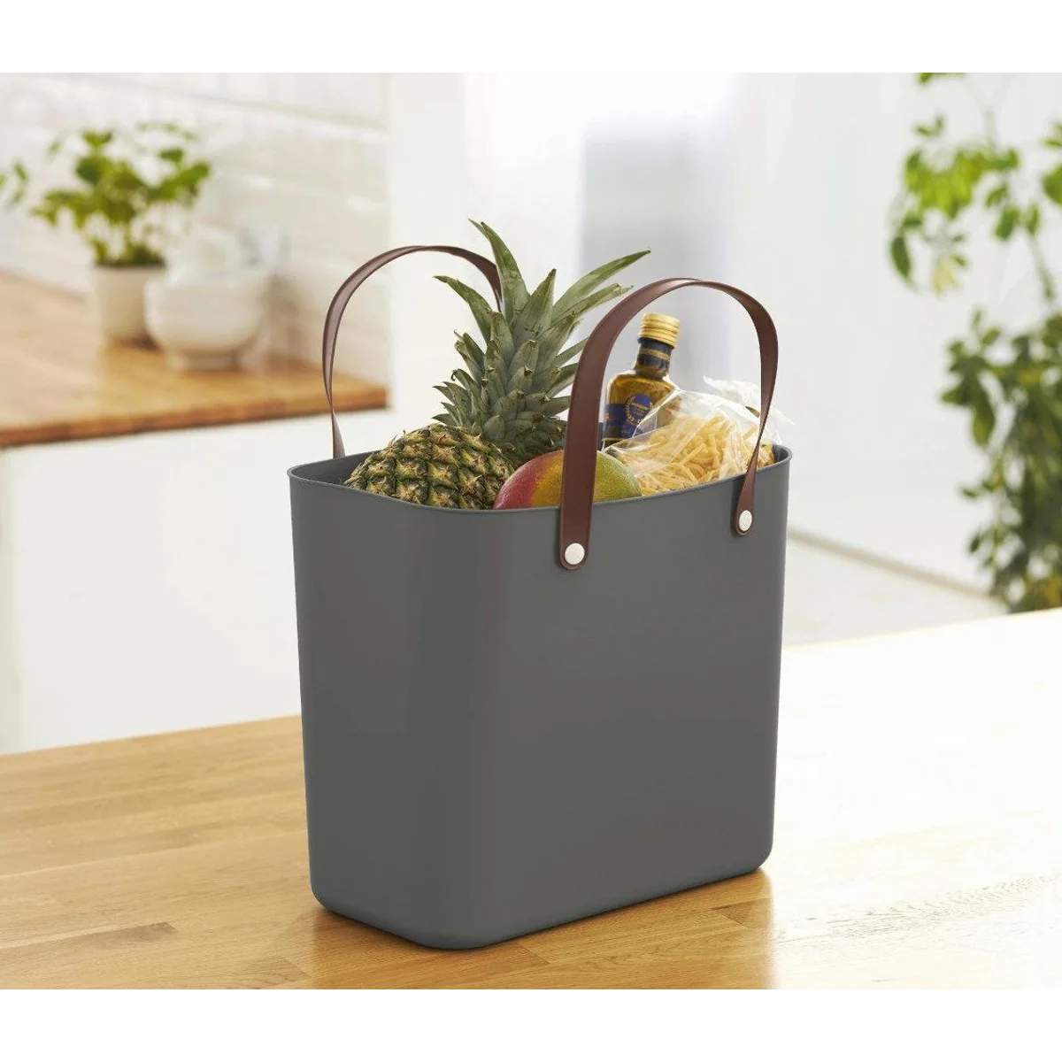 Rotho Albula Einkaufstasche, 25 L Volumen, ergonomische Griffe, pflegeleicht 3
