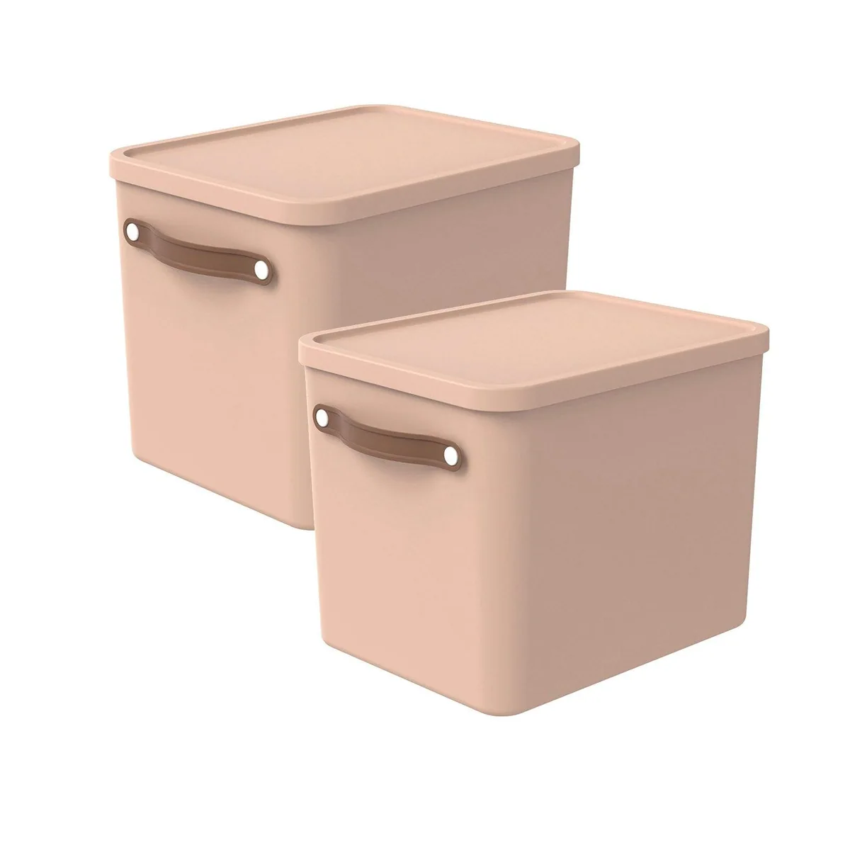 ROTHO MALOJA Aufbewahrungsbox, 27 l, ergonomische Griffe, 98% recycelter Kunststoff