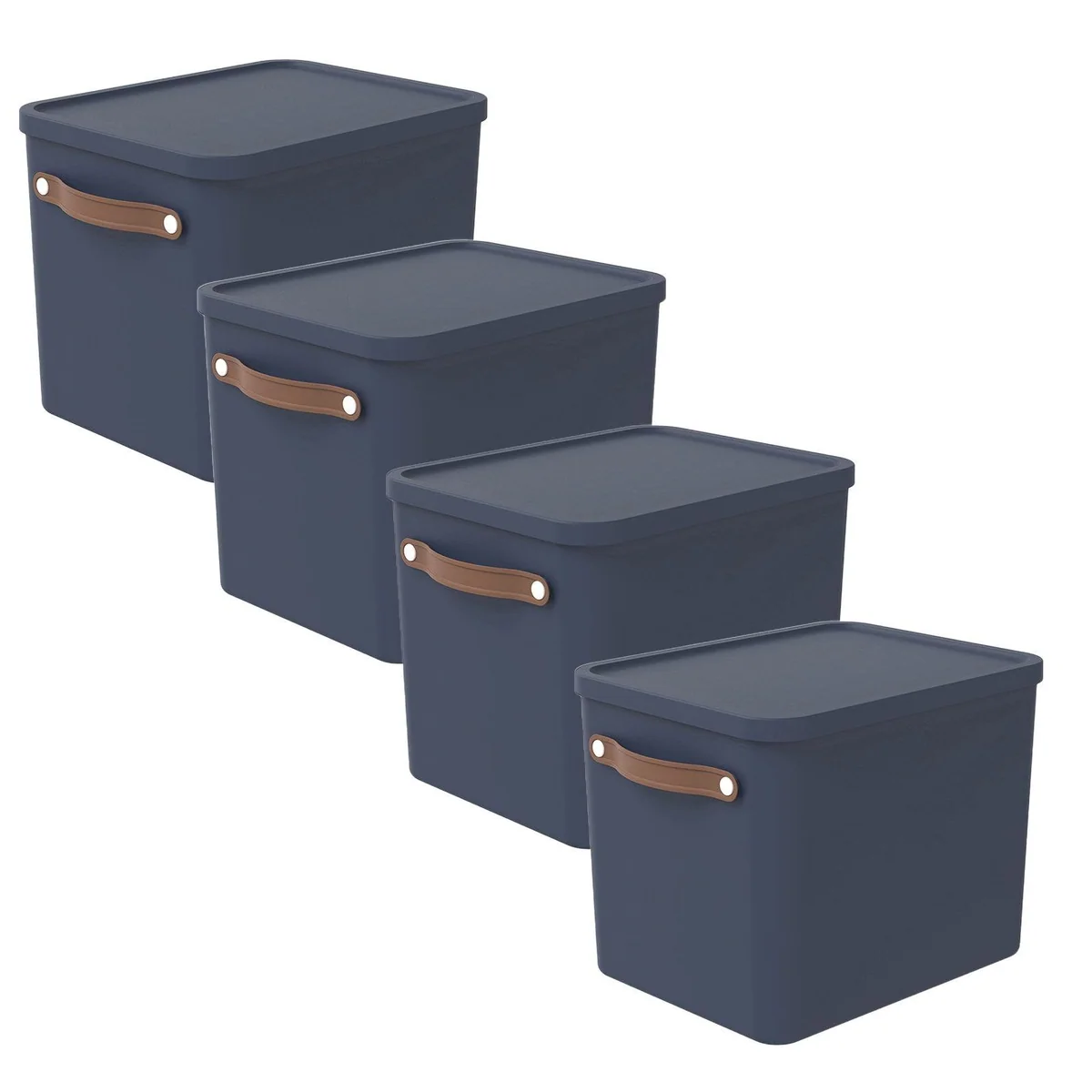 ROTHO MALOJA Aufbewahrungsbox, stapelbar, 27 l, ergonomische Griffe