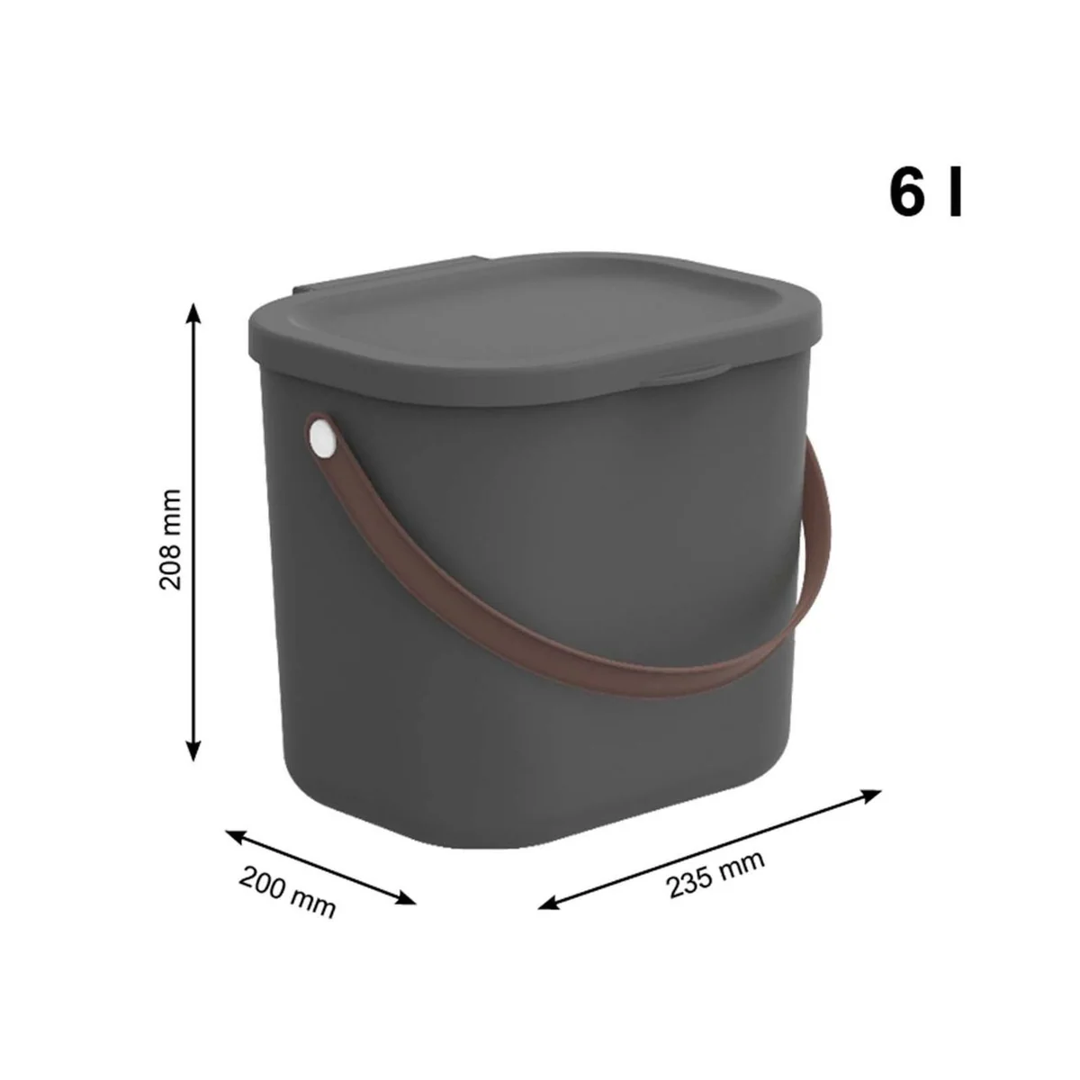 ROTHO Albula Aufbewahrungsbox, 4er-Set 40l + 25l + 2x6l — vielseitig, stabil, leicht zu reinigen 2
