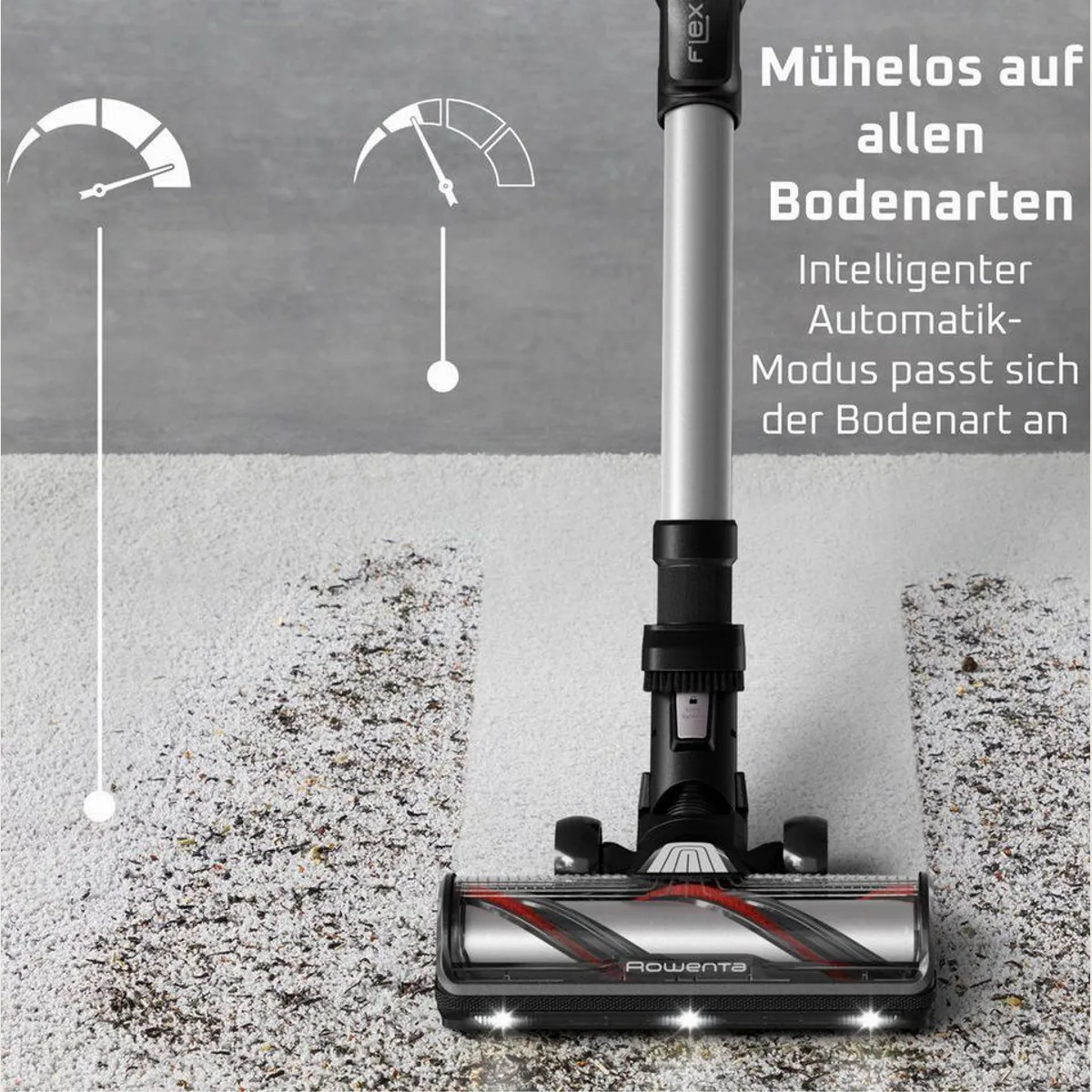 Rowenta X-Force Flex 13.60, hohe Saugleistung, ultraleicht, Flex-Gelenk 4