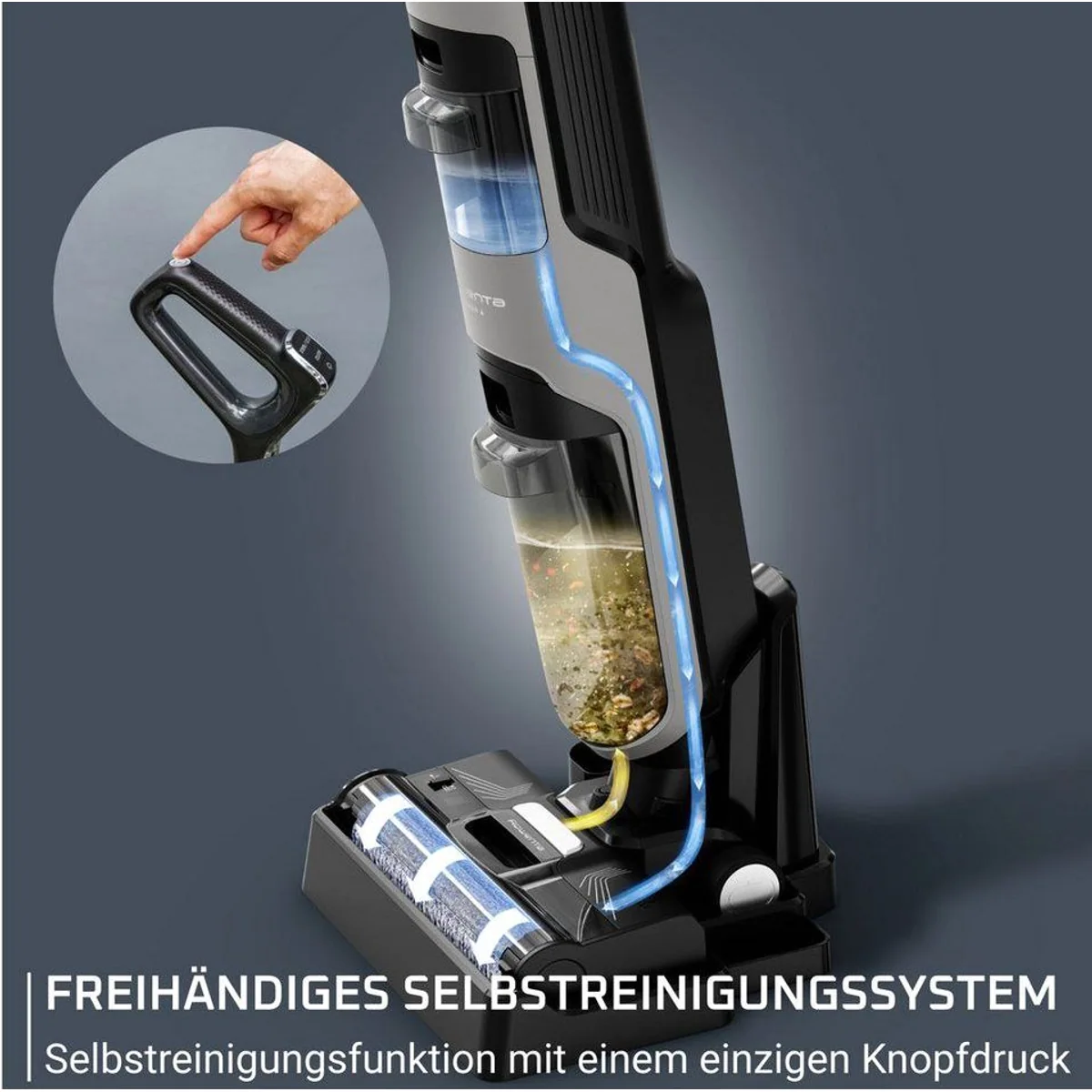 Rowenta X-Clean 4 Nass-Trocken-Sauger, kabellos, 2-in-1 Funktion — 200 W, Selbstreinigungsfunktion, Schmutzerkennung 5