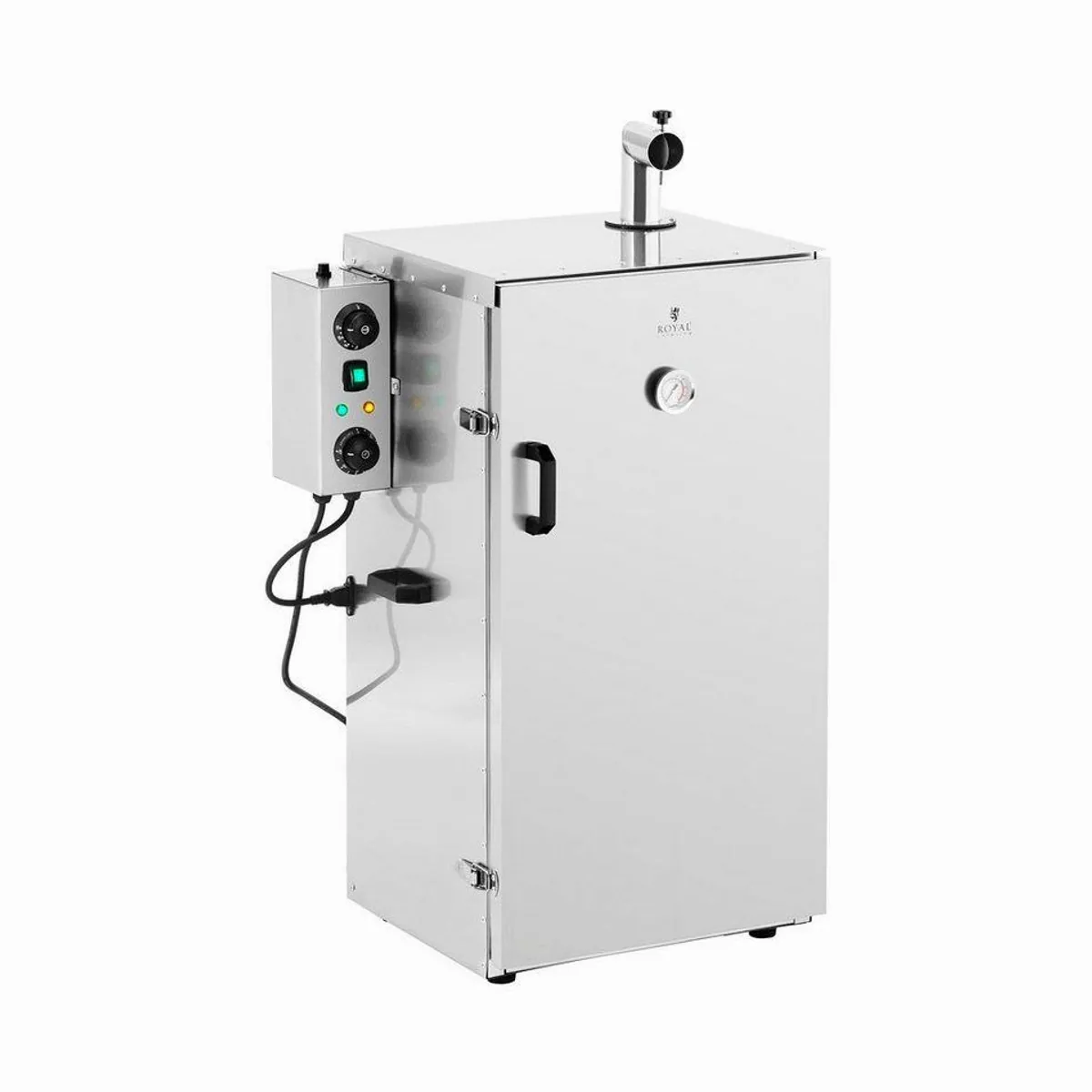 Royal Catering Räucherofen 105 L, vielseitig einsetzbar, Timerfunktion, Edelstahl