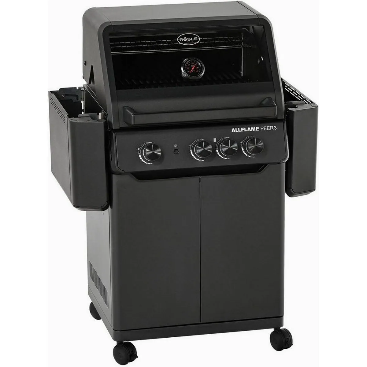 RÖSLE Gasgrill ALLFLAME Peer 3, drei Edelstahlbrenner, CRISPZONE 2