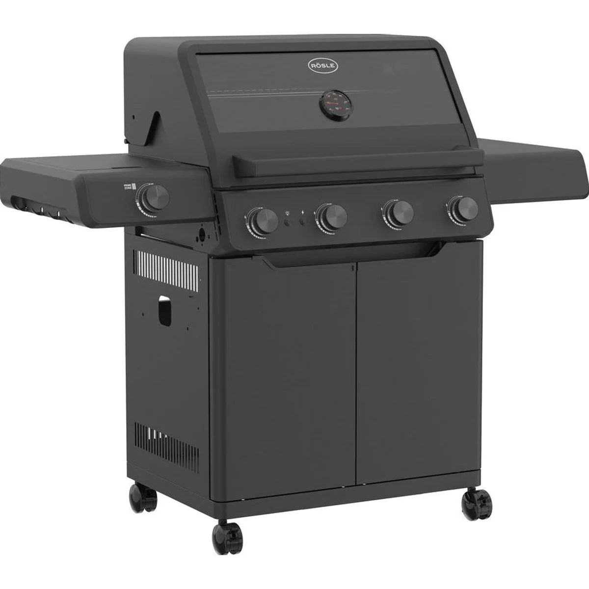 RÖSLE Gasgrill ALLFLAME Prime 4, 4 Brenner und PRIMEZONE für perfekte Steaks